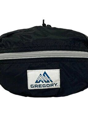 GREGORY Black Nylon Bum Bag
